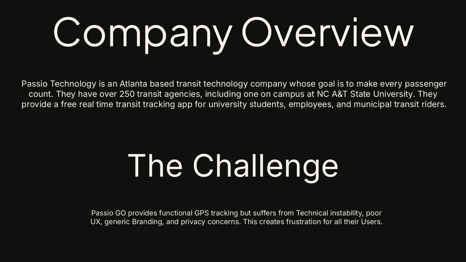 Company Overview & The Challenge