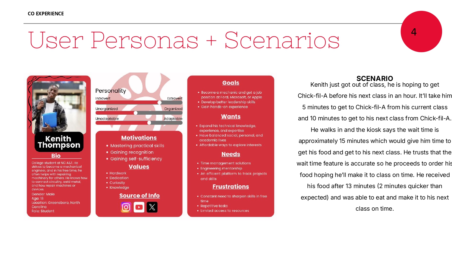 User Persona — Kenith Thompson